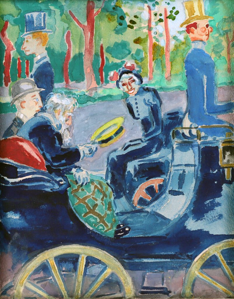 Kees van Dongen 'The old age of the Baron de Charlus', c. 1947
