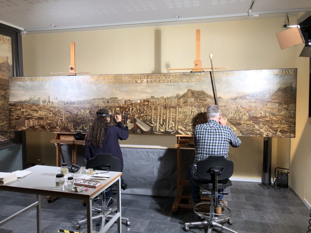 The restoration process Douwes Fine Art