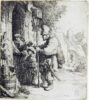 Rembrandt van Rijn etching for sale ets te koop The Rat Catcher 1632