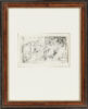 Rembrandt van Rijn - Christ disputing with the Doctors A sketch 1652 etching for sale ets te koop buy art