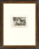 Rembrandt van Rijn - The Flight into Egypt; crossing a Brook, 1654 etching for sale ets te koop buy art