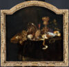 Abraham van Beijeren Old Master painting- A Pronk Still Life with a Silver Tazza framed