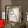 Elegant nude model in the studio of Kees van Dongen watercolour for sale te koop aquarel 2