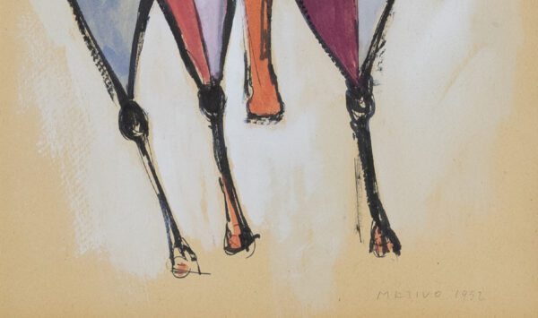 Marino Marini artwork for sale Cavallo e Cavaliere, 1952