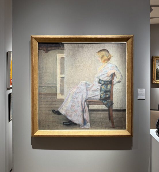 Othmar Ruzicka artwork for sale / tableaux a vendre / Pastell zum Verkauf - A seated lady, 1913 f2