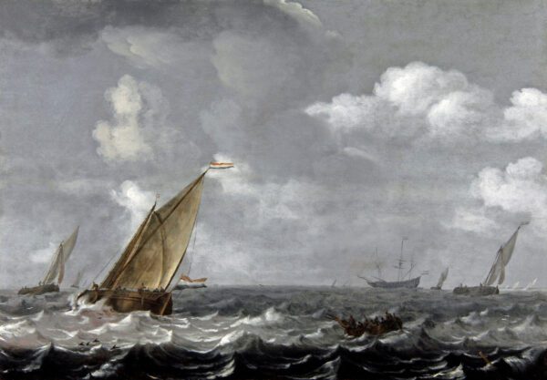 Hendrick van Anthonissen schilderij te koop old master painting for sale - Shipping along the Dutch coast