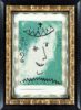 Paul Klee artwork for sale gouache - Kronen-Narr (Crown's Fool), 1938 (framed)