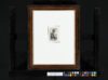 Rembrandt van Rijn Etching print for sale - Old man seen from behind, profile right; half figure 1629 framed