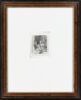 Rembrandt van Rijn etching lifetime print for sale / ets te koop - The Holy Family, c. 1632 frame