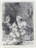 Rembrandt van Rijn etching lifetime print for sale / ets te koop - The Holy Family, c. 1632