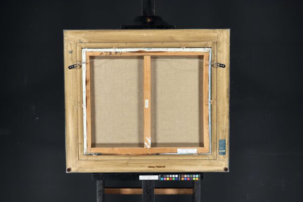 Jean-pierre Cassigneul painting for sale tableaux a vendre - A lady in Orange, 1969 (verso)