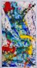 Sam Francis artwork watercolour 1990 for sale buy painting kf