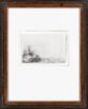 Rembrandt van Rijn etching for sale - Cottage beside a Canal with a view of Ouderkerk, c. 1641 (frame)