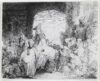 Rembrandt van Rijn etching for sale / ets te koop - The Triumph of Mordecai, c. 1641 (kf)