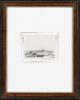 Rembrandt van Rijn etching for sale / ets te koop - View of Amsterdam from the Kadijk, c. 1641 (frame)