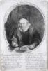 Rembrandt van Rijn etching print for sale / ets te koop / gravure a vendre - Jan Cornelius Sylvius, Preacher, 1646 kf