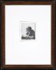 Rembrandt van Rijn etching print for sale / ets te koop / gravure a vendre - Woman reading, 1634 [CM25] frame
