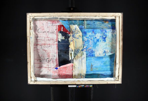 Gommaar Gilliams artwork painting for sale / te koop - Saga, 2024 verso
