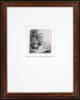Rembrandt van Rijn etching print for sale / ets te koop / gravure a vendre - Christ and the woman of Samaria among ruins, 1634 frame