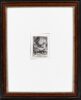 Rembrandt van Rijn etching print for sale / ets te koop / gravure a vendre - Christ at Emmaus; the Smaller Plate, 1634 framed
