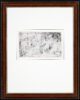 Rembrandt van Rijn etching print for sale / ets te koop / gravure a vendre - Christ disputing with the Doctors, 1652 framed