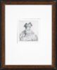 Rembrandt van Rijn etching print for sale / ets te koop / gravure a vendre - Old man with a divided fur cap, 1640 framed