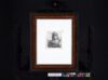 Rembrandt van Rijn etching print for sale / ets te koop / gravure a vendre - Self-Portrait with Raised Sabre, 1643 frame