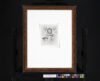 Rembrandt van Rijn etching print for sale / ets te koop / gravure a vendre - Studies of the Head of Saskia and others, 1636 framed