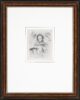 Rembrandt van Rijn etching print for sale / ets te koop / gravure a vendre - Studies of the Head of Saskia and others, 1636 frame