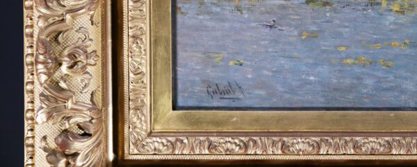 Paul Joseph Constantin Gabriel painting for sale / schilderij te koop / tableaux a vendre - Windmills near Overschie in summer / windmolens Overschie (signature)