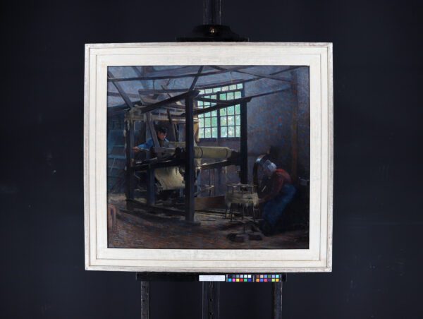 Ferdinand Hart Nibbrig schilderij te koop / painting for sale - The Weaver