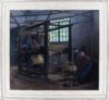 Ferdinand Hart Nibbrig schilderij te koop / painting for sale - The Weaver (framed)