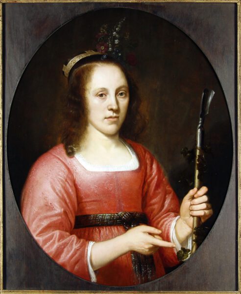 Cuyp Jacob Gerritsz - Portrait of a lady in the guise of a shepherdess
