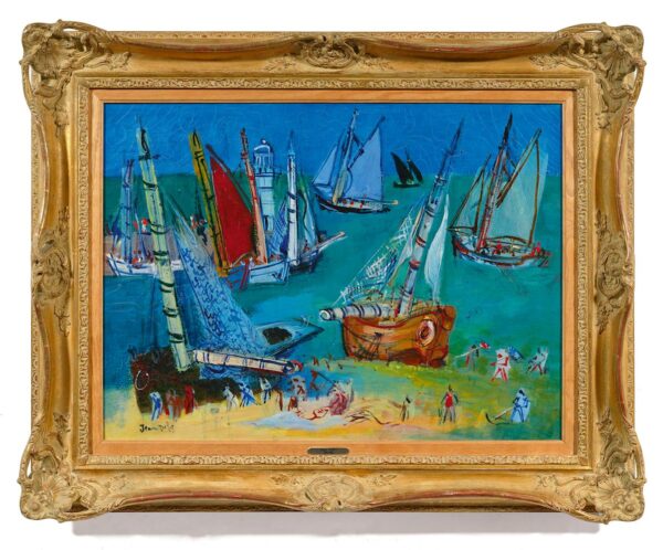 Jean Dufy painting for sale / schilderij te koop / tabelaux a vendre - Porte de Peche