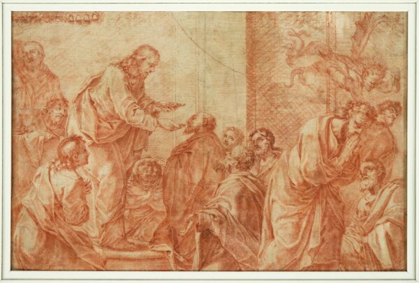 Franceschini, Marcantonio - Christ giving Communion to the Apostles (kf)