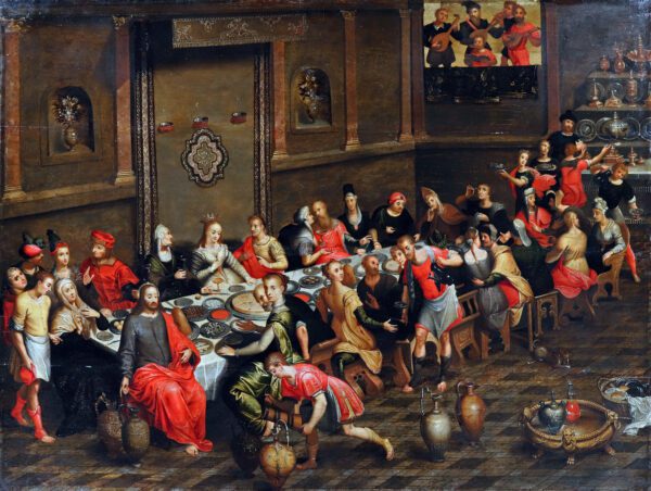 Flemish School 17th century frans francken II and studio the wedding at Cana