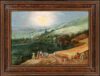 Joos de Momper painting for sale / schilderij te koop / tableaux a vendre - Summerlandscape, Harvesting Corn (framed)