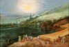 Joos de Momper painting for sale / schilderij te koop / tableaux a vendre - Summerlandscape, Harvesting Corn (kf)