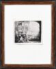 Rembrandt van Rijn etching for sale / ets te koop / gravure a vendre - Peter and John Healing the Cripple at the Gate of the Temple, 1659 (framed)