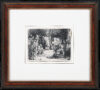 Rembrandt van Rijn etching for sale / ets te koop / gravure a vendre - Christ Preaching (‘La Petite Tombe’), c. 1657 framed