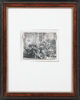 Rembrandt van Rijn etching for sale / ets te koop / gravure a vendre - Christ driving the money-changers from the temple, 1635 f