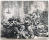 Rembrandt van Rijn etching for sale / ets te koop / gravure a vendre - Christ driving the money-changers from the temple, 1635 k