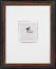 Rembrandt van Rijn - etching for sale / ets te koop / gravure a vendre - Old man shading his eyes with his hand, 1639 (framed)