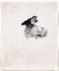 Rembrandt van Rijn - etching for sale / ets te koop / gravure a vendre - Old man shading his eyes with his hand, 1639 (kf)