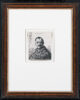 Rembrandt van Rijn etching for sale / ets te koop / gravure a vendre - The First Oriental Head, 1635 (framed)