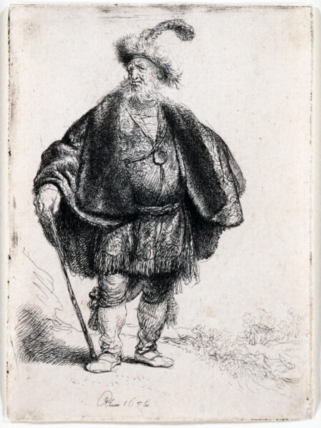 Rembrandt van Rijn etching for sale / ets te koop / gravure a vendre - The Persian, 1632