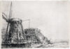 Rembrandt van Rijn etching for sale / ets te koop / gravure a vendre - The Windmill, 1641 kf