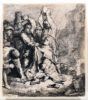 Rembrandt van Rijn etching for sale / ets te koop / gravure a vendre - The stoning of St. Stephen, c. 1635