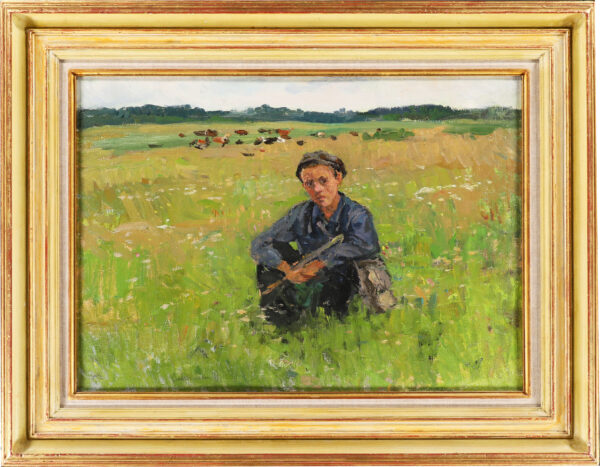 Yuri Fedorovich Vnodchenko painting artwork for sale / картина на продажу произведение искусства - The Herdsman