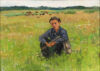 Yuri Fedorovich Vnodchenko painting artwork for sale / картина на продажу произведение искусства - The Herdsman 3